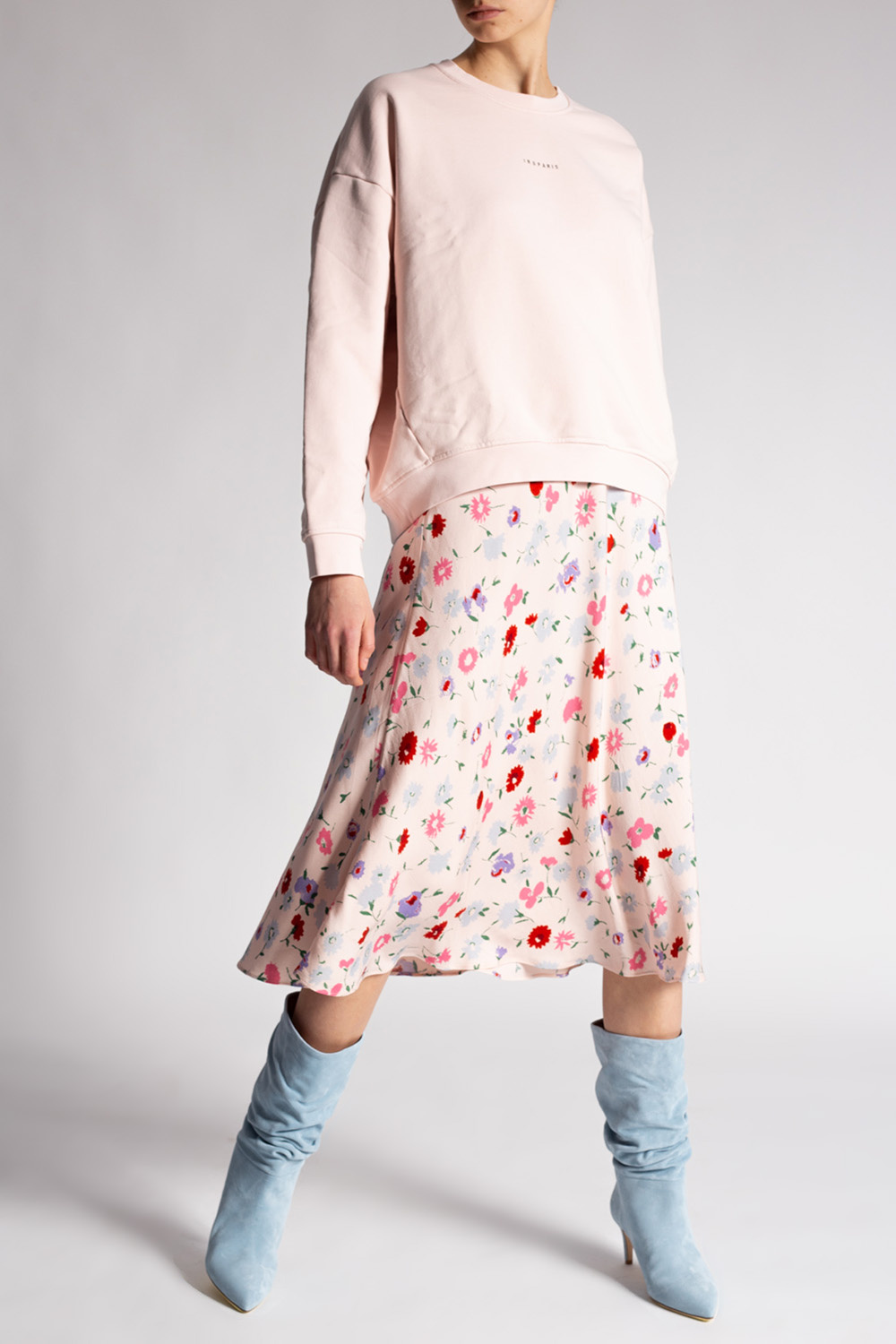 ●zooisoo choice●雪の花 see-through Skirt Whimsical Essence Ruffled Floral Maxi Skirt | Windsor